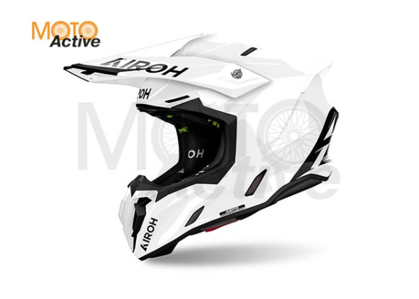 Кроссовый шлем Airoh Twist 3 Color White Gloss